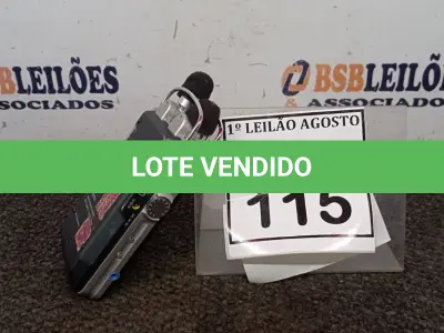 LOTE 115 - 01 GRAVADOR DE ÁUDIO. (NO ESTADO) ATENÇÃO! FAZER A VISITAÇÃO ANTES DE ARREMATAR, NÃO SABEMOS SE FUNCIONA. LEILÃO NÃO TEM GARANTIA E NEM DEVOLUÇÃO, SUJEITO A POSSÍVEIS AVARIAS VISÍVEIS/OCULTAS E/OU AUSÊNCIA DE COMPONENTES.