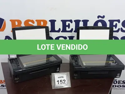 LOTE 152 - 02 IMPRESSORAS TX410 EPSON. (NO ESTADO) ATENÇÃO! FAZER A VISITAÇÃO ANTES DE ARREMATAR, NÃO SABEMOS SE FUNCIONA, LEILÃO NÃO TEM GARANTIA E NEM DEVOLUÇÃO, SUJEITO A POSSÍVEIS AVARIAS VISÍVEIS/OCULTAS E/OU AUSÊNCIA DE COMPONENTES.