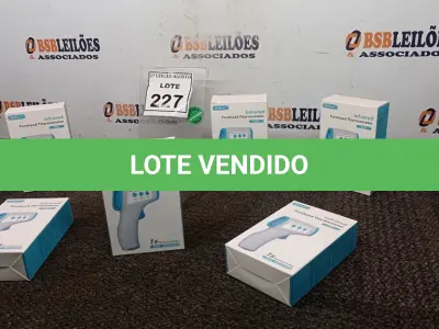LOTE 227 - 06 TERMÔMETROS INFRAVERMELHO. (NO ESTADO) ATENÇÃO! FAZER A VISITAÇÃO ANTES DE ARREMATAR, NÃO SABEMOS SE FUNCIONA, LEILÃO NÃO TEM GARANTIA E NEM DEVOLUÇÃO, SUJEITO A POSSÍVEIS AVARIAS VISÍVEIS/OCULTAS E/OU AUSÊNCIA DE COMPONENTES.