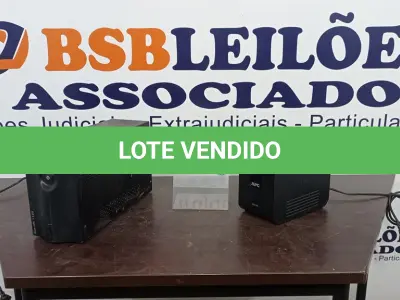 LOTE 024 - 02 NOBREAKS APC. (NO ESTADO) ATENÇÃO! FAZER A VISITAÇÃO ANTES DE ARREMATAR, NÃO SABEMOS SE FUNCIONA, LEILÃO NÃO TEM GARANTIA E NEM DEVOLUÇÃO, SUJEITO A POSSÍVEIS AVARIAS VISÍVEIS/OCULTAS E/OU AUSÊNCIA DE COMPONENTES.