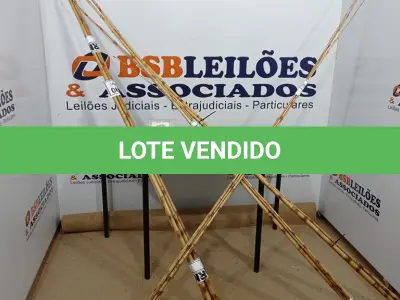 LOTE 073 - 20 VARAS DE BAMBU. (NO ESTADO) ATENÇÃO! FAZER A VISITAÇÃO ANTES DE ARREMATAR, NÃO SABEMOS SE FUNCIONA, LEILÃO NÃO TEM GARANTIA E NEM DEVOLUÇÃO, SUJEITO A POSSÍVEIS AVARIAS VISÍVEIS/OCULTAS E/OU AUSÊNCIA DE COMPONENTES.