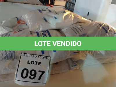 LOTE 097 - 10 PACOTES DE GRANITINA/08 PARA GRAFIADO COM 4KG CADA. (NO ESTADO) ATENÇÃO! FAZER A VISITAÇÃO ANTES DE ARREMATAR, NÃO SABEMOS SE FUNCIONA. LEILÃO NÃO TEM GARANTIA E NEM DEVOLUÇÃO, SUJEITO A POSSÍVEIS AVARIAS VISÍVEIS/OCULTAS E/OU AUSÊNCIA DE COMPONENTES.