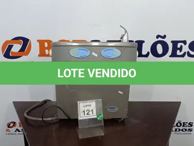 LOTE 121 - 01 BEBEDOURO EM INOX MARCA IBBL. (NO ESTADO) ATENÇÃO! FAZER A VISITAÇÃO ANTES DE ARREMATAR, NÃO SABEMOS SE FUNCIONA. LEILÃO NÃO TEM GARANTIA E NEM DEVOLUÇÃO, SUJEITO A POSSÍVEIS AVARIAS VISÍVEIS/OCULTAS E/OU AUSÊNCIA DE COMPONENTES.