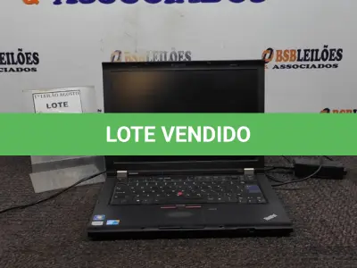 LOTE 416 - 01 NOTEBOOK MARCA LENOVO. (NO ESTADO) ATENÇÃO! FAZER A VISITAÇÃO ANTES DE ARREMATAR, NÃO SABEMOS SE FUNCIONA. LEILÃO NÃO TEM GARANTIA E NEM DEVOLUÇÃO, SUJEITO A POSSÍVEIS AVARIAS VISÍVEIS/OCULTAS E/OU AUSÊNCIA DE COMPONENTES.