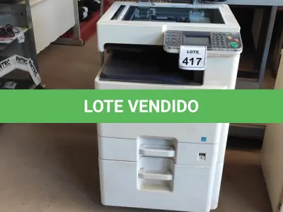 LOTE 417 - 01 IMPRESSORA MULTIFUNCIONAL MARCA KYOCERA. (NO ESTADO) ATENÇÃO! FAZER A VISITAÇÃO ANTES DE ARREMATAR, NÃO SABEMOS SE FUNCIONA, LEILÃO NÃO TEM GARANTIA E NEM DEVOLUÇÃO, SUJEITO A POSSÍVEIS AVARIAS VISÍVEIS/OCULTAS E/OU AUSÊNCIA DE COMPONENTES.