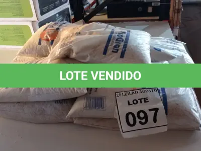 LOTE 097 - 10 PACOTES DE GRANITINA/08 PARA GRAFIADO COM 4KG CADA. (NO ESTADO) ATENÇÃO! FAZER A VISITAÇÃO ANTES DE ARREMATAR, NÃO SABEMOS SE FUNCIONA. LEILÃO NÃO TEM GARANTIA E NEM DEVOLUÇÃO, SUJEITO A POSSÍVEIS AVARIAS VISÍVEIS/OCULTAS E/OU AUSÊNCIA DE COMPONENTES.