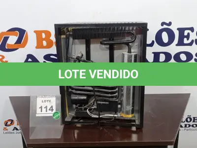 LOTE 114 - 01 ADEGA 40L 220V. (NO ESTADO) ATENÇÃO! FAZER A VISITAÇÃO ANTES DE ARREMATAR, NÃO SABEMOS SE FUNCIONA. LEILÃO NÃO TEM GARANTIA E NEM DEVOLUÇÃO, SUJEITO A POSSÍVEIS AVARIAS VISÍVEIS/OCULTAS E/OU AUSÊNCIA DE COMPONENTES.