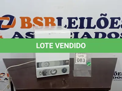 LOTE 083 - 01 ESTUFA PARA ESTERILIZAÇÃO E SECAGEM. (NO ESTADO) ATENÇÃO! FAZER A VISITAÇÃO ANTES DE ARREMATAR, NÃO SABEMOS SE FUNCIONA, LEILÃO NÃO TEM GARANTIA E NEM DEVOLUÇÃO, SUJEITO A POSSÍVEIS AVARIAS VISÍVEIS/OCULTAS E/OU AUSÊNCIA DE COMPONENTES.