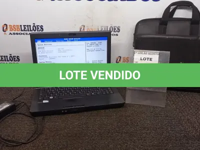 LOTE 053 - 01 NOTEBOOK COM BOLSA MARCA POSITIVO. (NO ESTADO) ATENÇÃO! FAZER A VISITAÇÃO ANTES DE ARREMATAR, NÃO SABEMOS SE FUNCIONA, LEILÃO NÃO TEM GARANTIA E NEM DEVOLUÇÃO, SUJEITO A POSSÍVEIS AVARIAS VISÍVEIS/OCULTAS E/OU AUSÊNCIA DE COMPONENTES.