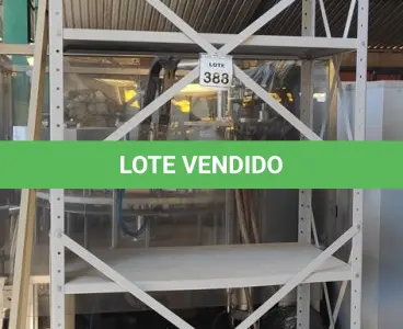 LOTE 388 - 01 ESTANTE DE AÇO COM 04 PRATELEIRAS DE 2.42X0.93. (NO ESTADO) ATENÇÃO! FAZER A VISITAÇÃO ANTES DE ARREMATAR, NÃO SABEMOS SE FUNCIONA, LEILÃO NÃO TEM GARANTIA E NEM DEVOLUÇÃO, SUJEITO A POSSÍVEIS AVARIAS VISÍVEIS/OCULTAS E/OU AUSÊNCIA DE COMPONENTES.