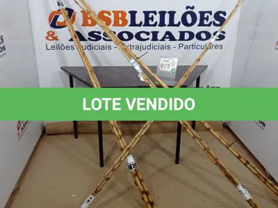 LOTE 073 - 20 VARAS DE BAMBU. (NO ESTADO) ATENÇÃO! FAZER A VISITAÇÃO ANTES DE ARREMATAR, NÃO SABEMOS SE FUNCIONA, LEILÃO NÃO TEM GARANTIA E NEM DEVOLUÇÃO, SUJEITO A POSSÍVEIS AVARIAS VISÍVEIS/OCULTAS E/OU AUSÊNCIA DE COMPONENTES.