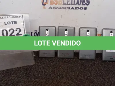 LOTE 022 - 04 SMARTPHONES MARCA POSITIVO. (NO ESTADO) ATENÇÃO! FAZER A VISITAÇÃO ANTES DE ARREMATAR, NÃO SABEMOS SE FUNCIONA, LEILÃO NÃO TEM GARANTIA E NEM DEVOLUÇÃO, SUJEITO A POSSÍVEIS AVARIAS VISÍVEIS/OCULTAS E/OU AUSÊNCIA DE COMPONENTES.