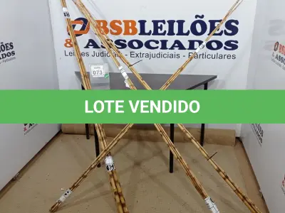 LOTE 073 - 20 VARAS DE BAMBU. (NO ESTADO) ATENÇÃO! FAZER A VISITAÇÃO ANTES DE ARREMATAR, NÃO SABEMOS SE FUNCIONA, LEILÃO NÃO TEM GARANTIA E NEM DEVOLUÇÃO, SUJEITO A POSSÍVEIS AVARIAS VISÍVEIS/OCULTAS E/OU AUSÊNCIA DE COMPONENTES.