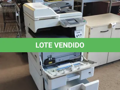 LOTE 417 - 01 IMPRESSORA MULTIFUNCIONAL MARCA KYOCERA. (NO ESTADO) ATENÇÃO! FAZER A VISITAÇÃO ANTES DE ARREMATAR, NÃO SABEMOS SE FUNCIONA, LEILÃO NÃO TEM GARANTIA E NEM DEVOLUÇÃO, SUJEITO A POSSÍVEIS AVARIAS VISÍVEIS/OCULTAS E/OU AUSÊNCIA DE COMPONENTES.