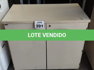 LOTE 391 - 01 ARMÁRIO BAIXO DE 0.76X0.86. (NO ESTADO) ATENÇÃO! FAZER A VISITAÇÃO ANTES DE ARREMATAR, NÃO SABEMOS SE FUNCIONA, LEILÃO NÃO TEM GARANTIA E NEM DEVOLUÇÃO, SUJEITO A POSSÍVEIS AVARIAS VISÍVEIS/OCULTAS E/OU AUSÊNCIA DE COMPONENTES.