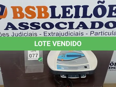 LOTE 077 - 01 APARELHO DE MICRODERMOABRASÃO. (NO ESTADO) ATENÇÃO! FAZER A VISITAÇÃO ANTES DE ARREMATAR, NÃO SABEMOS SE FUNCIONA. LEILÃO NÃO TEM GARANTIA E NEM DEVOLUÇÃO, SUJEITO A POSSÍVEIS AVARIAS VISÍVEIS/OCULTAS E/OU AUSÊNCIA DE COMPONENTES.