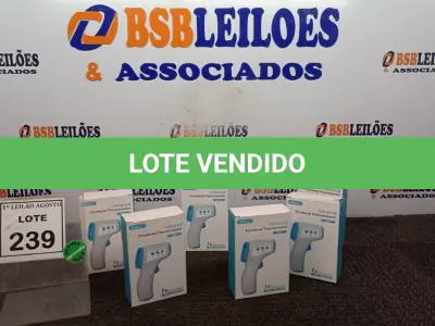 LOTE 239 - 06 TERMÔMETROS INFRAVERMELHO. (NO ESTADO) ATENÇÃO! FAZER A VISITAÇÃO ANTES DE ARREMATAR, NÃO SABEMOS SE FUNCIONA, LEILÃO NÃO TEM GARANTIA E NEM DEVOLUÇÃO, SUJEITO A POSSÍVEIS AVARIAS VISÍVEIS/OCULTAS E/OU AUSÊNCIA DE COMPONENTES.