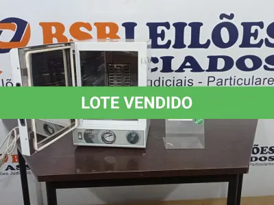 LOTE 083 - 01 ESTUFA PARA ESTERILIZAÇÃO E SECAGEM. (NO ESTADO) ATENÇÃO! FAZER A VISITAÇÃO ANTES DE ARREMATAR, NÃO SABEMOS SE FUNCIONA, LEILÃO NÃO TEM GARANTIA E NEM DEVOLUÇÃO, SUJEITO A POSSÍVEIS AVARIAS VISÍVEIS/OCULTAS E/OU AUSÊNCIA DE COMPONENTES.