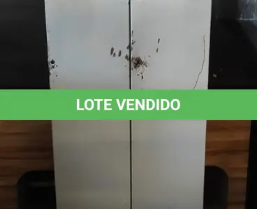 LOTE 378 - 01 ARMÁRIO DE AÇO COM 02 PORTAS DE 0.60X1.97. (NO ESTADO) ATENÇÃO! FAZER A VISITAÇÃO ANTES DE ARREMATAR, NÃO SABEMOS SE FUNCIONA, LEILÃO NÃO TEM GARANTIA E NEM DEVOLUÇÃO, SUJEITO A POSSÍVEIS AVARIAS VISÍVEIS/OCULTAS E/OU AUSÊNCIA DE COMPONENTES.