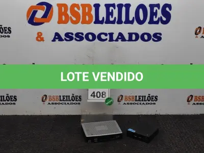 LOTE 408 - 01 MINI PC HP E 01 WYSE 3040 DELL. (NO ESTADO) ATENÇÃO! FAZER A VISITAÇÃO ANTES DE ARREMATAR, NÃO SABEMOS SE FUNCIONA, LEILÃO NÃO TEM GARANTIA E NEM DEVOLUÇÃO, SUJEITO A POSSÍVEIS AVARIAS VISÍVEIS/OCULTAS E/OU AUSÊNCIA DE COMPONENTES.