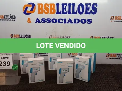LOTE 239 - 06 TERMÔMETROS INFRAVERMELHO. (NO ESTADO) ATENÇÃO! FAZER A VISITAÇÃO ANTES DE ARREMATAR, NÃO SABEMOS SE FUNCIONA, LEILÃO NÃO TEM GARANTIA E NEM DEVOLUÇÃO, SUJEITO A POSSÍVEIS AVARIAS VISÍVEIS/OCULTAS E/OU AUSÊNCIA DE COMPONENTES.