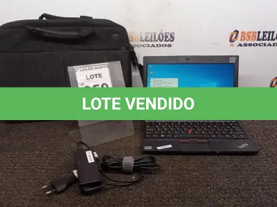 LOTE 050 - 01 NOTEBOOK COM FONTE E BOLSA MARCA LENOVO. (NO ESTADO) ATENÇÃO! FAZER A VISITAÇÃO ANTES DE ARREMATAR, NÃO SABEMOS SE FUNCIONA, LEILÃO NÃO TEM GARANTIA E NEM DEVOLUÇÃO, SUJEITO A POSSÍVEIS AVARIAS VISÍVEIS/OCULTAS E/OU AUSÊNCIA DE COMPONENTES.