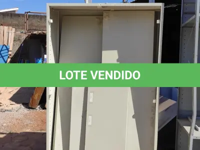 LOTE 450 - 01 ARMÁRIO DE FERRO DESMONTADO. (NO ESTADO) ATENÇÃO! FAZER A VISITAÇÃO ANTES DE ARREMATAR, NÃO SABEMOS SE FUNCIONA. LEILÃO NÃO TEM GARANTIA E NEM DEVOLUÇÃO, SUJEITO A POSSÍVEIS AVARIAS VISÍVEIS/OCULTAS E/OU AUSÊNCIA DE COMPONENTES.