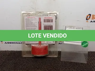 LOTE 010 - 01 SERRA COPO DIAMANTADA COM HASTE. (NO ESTADO) ATENÇÃO! FAZER A VISITAÇÃO ANTES DE ARREMATAR, NÃO SABEMOS SE FUNCIONA, LEILÃO NÃO TEM GARANTIA E NEM DEVOLUÇÃO, SUJEITO A POSSÍVEIS AVARIAS VISÍVEIS/OCULTAS E/OU AUSÊNCIA DE COMPONENTES.