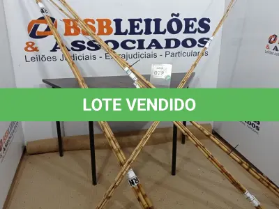 LOTE 073 - 20 VARAS DE BAMBU. (NO ESTADO) ATENÇÃO! FAZER A VISITAÇÃO ANTES DE ARREMATAR, NÃO SABEMOS SE FUNCIONA, LEILÃO NÃO TEM GARANTIA E NEM DEVOLUÇÃO, SUJEITO A POSSÍVEIS AVARIAS VISÍVEIS/OCULTAS E/OU AUSÊNCIA DE COMPONENTES.