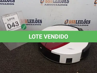 LOTE 043 - 01 ASPIRADOR ROBÔ POLISHOP. (NO ESTADO) ATENÇÃO! FAZER A VISITAÇÃO ANTES DE ARREMATAR, NÃO SABEMOS SE FUNCIONA, LEILÃO NÃO TEM GARANTIA E NEM DEVOLUÇÃO, SUJEITO A POSSÍVEIS AVARIAS VISÍVEIS/OCULTAS E/OU AUSÊNCIA DE COMPONENTES.