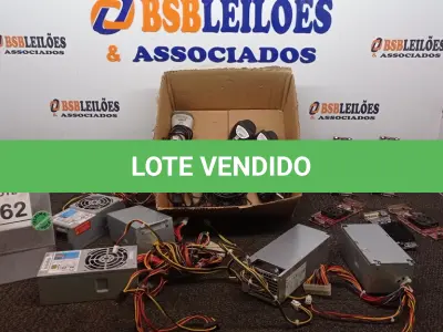 LOTE 062 - 05 FONTES PARA PC, 05 PLACAS DE VÍDEO E 02 LEITORAS DE CÓDIGO DE BARRAS. (NO ESTADO) ATENÇÃO! FAZER A VISITAÇÃO ANTES DE ARREMATAR, NÃO SABEMOS SE FUNCIONA, LEILÃO NÃO TEM GARANTIA E NEM DEVOLUÇÃO, SUJEITO A POSSÍVEIS AVARIAS VISÍVEIS/OCULTAS E/OU AUSÊNCIA DE COMPONENTES.