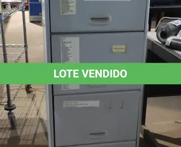 LOTE 334 - 01 ARQUIVO DE AÇO 04 GAVETAS. (NO ESTADO) ATENÇÃO! FAZER A VISITAÇÃO ANTES DE ARREMATAR, NÃO SABEMOS SE FUNCIONA, LEILÃO NÃO TEM GARANTIA E NEM DEVOLUÇÃO, SUJEITO A POSSÍVEIS AVARIAS VISÍVEIS/OCULTAS E/OU AUSÊNCIA DE COMPONENTES.