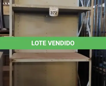 LOTE 372 - 01 ESTANTE DE AÇO COM 04 PRATELEIRAS DE 2.42X0.93. (NO ESTADO) ATENÇÃO! FAZER A VISITAÇÃO ANTES DE ARREMATAR, NÃO SABEMOS SE FUNCIONA, LEILÃO NÃO TEM GARANTIA E NEM DEVOLUÇÃO, SUJEITO A POSSÍVEIS AVARIAS VISÍVEIS/OCULTAS E/OU AUSÊNCIA DE COMPONENTES.