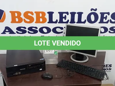 LOTE 087 - 01 COMPUTADOR. (NO ESTADO) ATENÇÃO! FAZER A VISITAÇÃO ANTES DE ARREMATAR, NÃO SABEMOS SE FUNCIONA, LEILÃO NÃO TEM GARANTIA E NEM DEVOLUÇÃO, SUJEITO A POSSÍVEIS AVARIAS VISÍVEIS/OCULTAS E/OU AUSÊNCIA DE COMPONENTES.