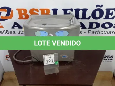 LOTE 121 - 01 BEBEDOURO EM INOX MARCA IBBL. (NO ESTADO) ATENÇÃO! FAZER A VISITAÇÃO ANTES DE ARREMATAR, NÃO SABEMOS SE FUNCIONA. LEILÃO NÃO TEM GARANTIA E NEM DEVOLUÇÃO, SUJEITO A POSSÍVEIS AVARIAS VISÍVEIS/OCULTAS E/OU AUSÊNCIA DE COMPONENTES.
