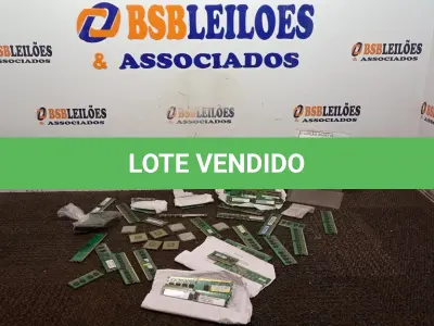 LOTE 011 - 01 LOTE GRANDE QUANTIDADE DE MEMORIAS PARA PC E NOTEBOOKS. (NO ESTADO) ATENÇÃO! FAZER A VISITAÇÃO ANTES DE ARREMATAR, NÃO SABEMOS SE FUNCIONA, LEILÃO NÃO TEM GARANTIA E NEM DEVOLUÇÃO, SUJEITO A POSSÍVEIS AVARIAS VISÍVEIS/OCULTAS E/OU AUSÊNCIA DE COMPONENTES.