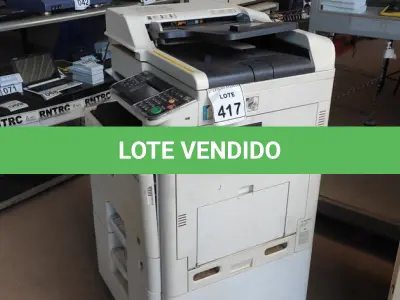 LOTE 417 - 01 IMPRESSORA MULTIFUNCIONAL MARCA KYOCERA. (NO ESTADO) ATENÇÃO! FAZER A VISITAÇÃO ANTES DE ARREMATAR, NÃO SABEMOS SE FUNCIONA, LEILÃO NÃO TEM GARANTIA E NEM DEVOLUÇÃO, SUJEITO A POSSÍVEIS AVARIAS VISÍVEIS/OCULTAS E/OU AUSÊNCIA DE COMPONENTES.