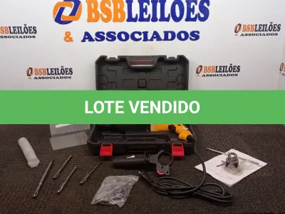 LOTE 116 - 01 MARTELETE E FURADEIRA COM MALETA.  MARCA HAMMERDRILL. (NO ESTADO) ATENÇÃO! FAZER A VISITAÇÃO ANTES DE ARREMATAR, NÃO SABEMOS SE FUNCIONA. LEILÃO NÃO TEM GARANTIA E NEM DEVOLUÇÃO, SUJEITO A POSSÍVEIS AVARIAS VISÍVEIS/OCULTAS E/OU AUSÊNCIA DE COMPONENTES.