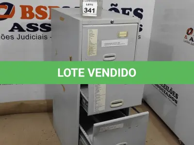LOTE 341 - 01 ARQUIVO DE AÇO 04 GAVETAS. (NO ESTADO) ATENÇÃO! FAZER A VISITAÇÃO ANTES DE ARREMATAR, NÃO SABEMOS SE FUNCIONA, LEILÃO NÃO TEM GARANTIA E NEM DEVOLUÇÃO, SUJEITO A POSSÍVEIS AVARIAS VISÍVEIS/OCULTAS E/OU AUSÊNCIA DE COMPONENTES.