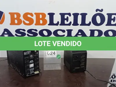 LOTE 024 - 02 NOBREAKS APC. (NO ESTADO) ATENÇÃO! FAZER A VISITAÇÃO ANTES DE ARREMATAR, NÃO SABEMOS SE FUNCIONA, LEILÃO NÃO TEM GARANTIA E NEM DEVOLUÇÃO, SUJEITO A POSSÍVEIS AVARIAS VISÍVEIS/OCULTAS E/OU AUSÊNCIA DE COMPONENTES.