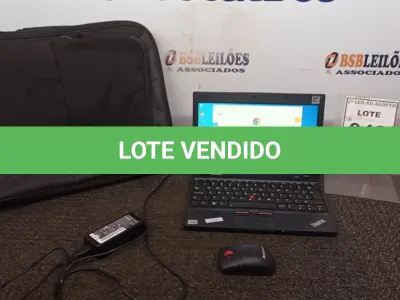 LOTE 048 - 01 NOTEBOOK COM FONTE E BOLSA MARCA LENOVO. (NO ESTADO) ATENÇÃO! FAZER A VISITAÇÃO ANTES DE ARREMATAR, NÃO SABEMOS SE FUNCIONA, LEILÃO NÃO TEM GARANTIA E NEM DEVOLUÇÃO, SUJEITO A POSSÍVEIS AVARIAS VISÍVEIS/OCULTAS E/OU AUSÊNCIA DE COMPONENTES.
