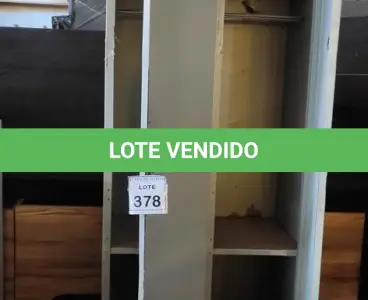 LOTE 378 - 01 ARMÁRIO DE AÇO COM 02 PORTAS DE 0.60X1.97. (NO ESTADO) ATENÇÃO! FAZER A VISITAÇÃO ANTES DE ARREMATAR, NÃO SABEMOS SE FUNCIONA, LEILÃO NÃO TEM GARANTIA E NEM DEVOLUÇÃO, SUJEITO A POSSÍVEIS AVARIAS VISÍVEIS/OCULTAS E/OU AUSÊNCIA DE COMPONENTES.