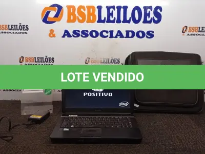 LOTE 030 - 01 NOTEBOOK COM FONTE E BOLSA MARCA POSITIVO. (NO ESTADO) ATENÇÃO! FAZER A VISITAÇÃO ANTES DE ARREMATAR, NÃO SABEMOS SE FUNCIONA, LEILÃO NÃO TEM GARANTIA E NEM DEVOLUÇÃO, SUJEITO A POSSÍVEIS AVARIAS VISÍVEIS/OCULTAS E/OU AUSÊNCIA DE COMPONENTES.