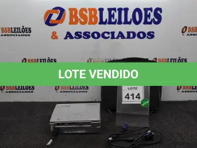 LOTE 414 - 01 PROJETOR LG COM CASE E CABOS. (NO ESTADO) ATENÇÃO! FAZER A VISITAÇÃO ANTES DE ARREMATAR, NÃO SABEMOS SE FUNCIONA, LEILÃO NÃO TEM GARANTIA E NEM DEVOLUÇÃO, SUJEITO A POSSÍVEIS AVARIAS VISÍVEIS/OCULTAS E/OU AUSÊNCIA DE COMPONENTES.