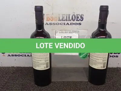 LOTE 057 - 02 GARRAFAS DE VINHO MALBEC SAFRA 2020 ARGENTINO 750ML MARCA LOTE 44. (NO ESTADO) ATENÇÃO! FAZER A VISITAÇÃO ANTES DE ARREMATAR, NÃO SABEMOS SE FUNCIONA, LEILÃO NÃO TEM GARANTIA E NEM DEVOLUÇÃO, SUJEITO A POSSÍVEIS AVARIAS VISÍVEIS/OCULTAS E/OU AUSÊNCIA DE COMPONENTES.
