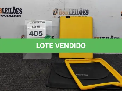 LOTE 405 - 01 TABLET MARCA POSITIVO COM CASE. (NO ESTADO) ATENÇÃO! FAZER A VISITAÇÃO ANTES DE ARREMATAR, NÃO SABEMOS SE FUNCIONA, LEILÃO NÃO TEM GARANTIA E NEM DEVOLUÇÃO, SUJEITO A POSSÍVEIS AVARIAS VISÍVEIS/OCULTAS E/OU AUSÊNCIA DE COMPONENTES.
