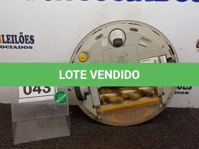 LOTE 043 - 01 ASPIRADOR ROBÔ POLISHOP. (NO ESTADO) ATENÇÃO! FAZER A VISITAÇÃO ANTES DE ARREMATAR, NÃO SABEMOS SE FUNCIONA, LEILÃO NÃO TEM GARANTIA E NEM DEVOLUÇÃO, SUJEITO A POSSÍVEIS AVARIAS VISÍVEIS/OCULTAS E/OU AUSÊNCIA DE COMPONENTES.