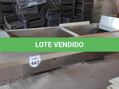 LOTE 447 - 01 BANHO MARIA EM INOX CUBAS (INCOMPLETAS). (NO ESTADO) ATENÇÃO! FAZER A VISITAÇÃO ANTES DE ARREMATAR, NÃO SABEMOS SE FUNCIONA. LEILÃO NÃO TEM GARANTIA E NEM DEVOLUÇÃO, SUJEITO A POSSÍVEIS AVARIAS VISÍVEIS/OCULTAS E/OU AUSÊNCIA DE COMPONENTES.