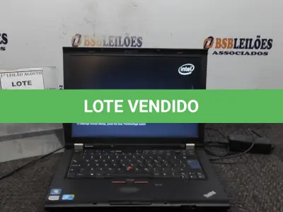LOTE 416 - 01 NOTEBOOK MARCA LENOVO. (NO ESTADO) ATENÇÃO! FAZER A VISITAÇÃO ANTES DE ARREMATAR, NÃO SABEMOS SE FUNCIONA. LEILÃO NÃO TEM GARANTIA E NEM DEVOLUÇÃO, SUJEITO A POSSÍVEIS AVARIAS VISÍVEIS/OCULTAS E/OU AUSÊNCIA DE COMPONENTES.