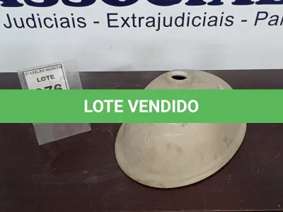 LOTE 076 - 01 CUBA PARA PIA DE BANHEIRO NA COR BRANCA. (NO ESTADO) ATENÇÃO! FAZER A VISITAÇÃO ANTES DE ARREMATAR, NÃO SABEMOS SE FUNCIONA. LEILÃO NÃO TEM GARANTIA E NEM DEVOLUÇÃO, SUJEITO A POSSÍVEIS AVARIAS VISÍVEIS/OCULTAS E/OU AUSÊNCIA DE COMPONENTES.